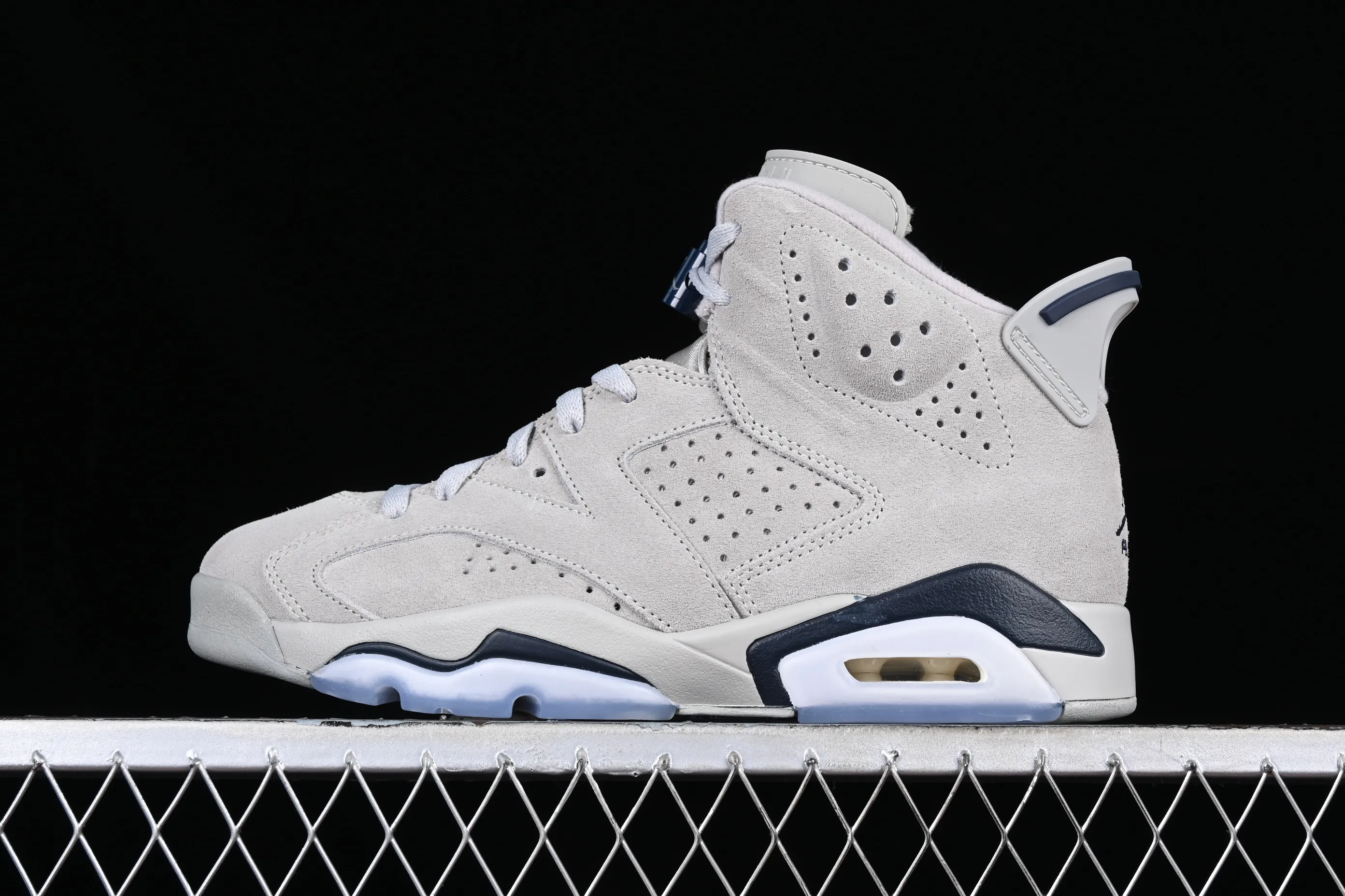 All categories Air Jordan Jordan series basketball shoes Air Jordan 6 LJR version Air Jordan 6 Retro "Georgetown" AJ6 Joe 6 Georgetown gray blue CT8529-012